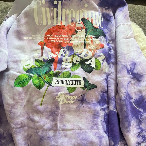 civil regime Shirts Civil Regime Strange Daze Hoodie Purple Haze Xl